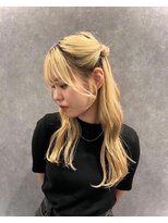 アルコイリスバイドールヘアー(ARCOIRIS by Dollhair)&nbsp;ホワイトピンクゆるっとアレンジベビーピンク都島