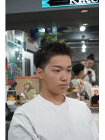 ツークツワンク バーバー 新宿(ZUG2WANG BARBER)&nbsp;スパイキーショート