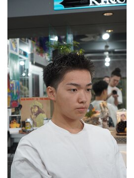 ツークツワンク バーバー 新宿(ZUG2WANG BARBER) スパイキーショート