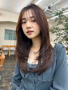 ガーランドギンザ(Garland Ginza) ロングレイヤーグレージュブラウンカラー