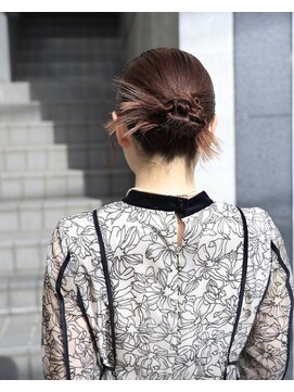 ヘアアレンジメント ボガスティーズ 溝の口店(Hair arrangement Vogusty's) カチモリヘア/参列/ブライダルメイク