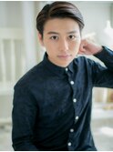 ■七三分けサイドパートメンズショート15-6★越谷20代30代!