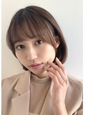 耳掛け抜け感ボブ