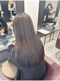 シークレットハイライト　グレージュ　艶髪