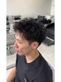 スパイキーショート ピンパーマ