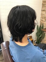 ハサミバイアトリエナガノ 千葉(8sami by atelier nagano) デザインカラー/レイヤーカット/ウエットヘア/オリーブベージュ