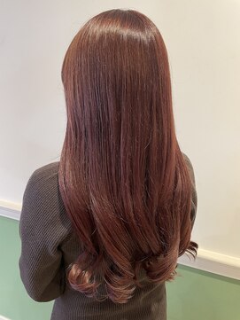 ソイルアヴェダ(Soil AVEDA) ブリーチ無しピンクブラウン