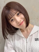 ロンド 表参道店(Lond)&nbsp;くびれヘア/顔周り/韓国/ボブ/レイヤーカット/前髪/カラー