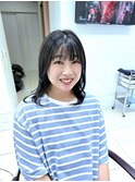 ●黒髪に近いブルー色の髪色になった小嶋陽菜さん♪