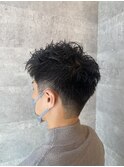 メンズピンパーマスタイル