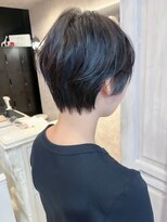 キャアリー(Caary)&nbsp;福山人気20代30代部分パーマ骨格補正ふんわりボリュームショート