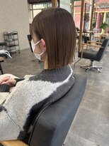 コク 千葉駅西口(COQU)&nbsp;切りっぱなしボブ/ヘイリーボブ/千葉【積田佳奈】