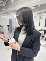 ギア(GEAR.)&nbsp;落とせる黒染め×ミディアムレイヤー♪