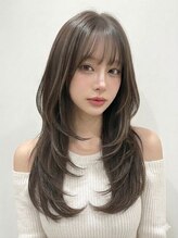 ファーレ(Fare)&nbsp;シースルーバング×くびれレイヤーロング