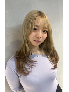 エイトデイズ 三宮駅前店(EIGHT days) 裾カラー+レイヤーカット