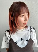 レイヤーボブ/ミディアムレイヤー/顔周りカット/A34