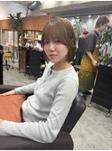 那覇美容室/おもろまち美容室/ボブ/顔まわり/前髪/内巻きボブ