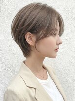 カバーヘア ブリス 志木南口駅前店(COVER HAIR bliss)&nbsp;小顔ひし形レイヤーボブ/ブリーチなし透明感カラーp志木