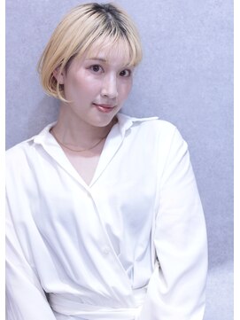 リメル 奥沢自由が丘店(Remel) くびれボブぱつっとボブ外ハネボブレイヤーボブ