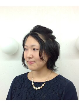 ときわ美容室 お呼ばれハーフアップ