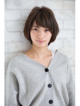 ジョエミバイアンアミ(joemi by Un ami) (joemi)切りっぱなしボブマッシュウルフオン眉ひし形 (花野)