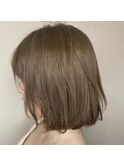 【ＭＩＳＡ】ボブヘアー×カーキベージュ　新宿
