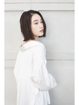 トティア 堀江(Totia) 【Totia堀江】切りっぱなしボブ×ラベンダーブラウン