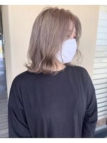 モアナ バイ ヘッドライト 沖縄東崎店(Moana by HEADLIGHT)&nbsp;Moana【東崎】ミルクティー＃ベージュ＃ケアブリーチ