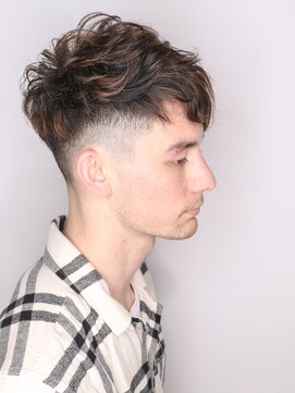 ルックグッドストア(LOOK GOOD STORE) かき上げフェードカットツーブロックビジネスウェットヘア 61