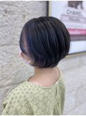 ナチュラルショートボブ