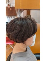 美容室 バンブー(BAMBOO) 白髪を目立たせないためのハイライト