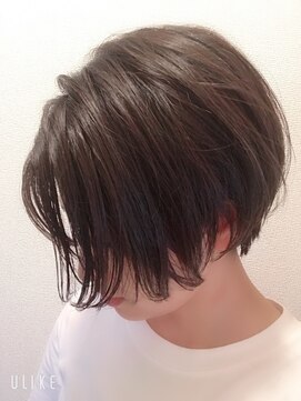 ルーブ(Roove) ハンサムショート×ツヤ感ブラウン