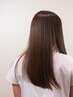 前回髪質改善90日以内　髪質改善ストレート＋カット＋カラー￥19000→17000