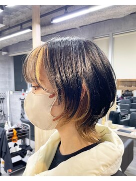 ピークス 千葉店(Peaks) 重×軽の可愛い☆マッシュウルフ♪