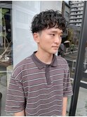 無造作2wayマッシュツーブロックスパイラルパーマ / 井上