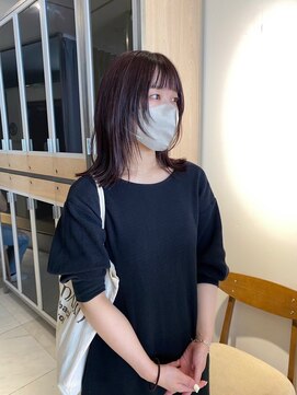 ヘアサロンガリカアオヤマ(hair salon Gallica aoyama) <丸山日向>顔周りレイヤー/ミディアムレイヤー/顔周りウルフ