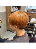 ショート×オレンジ