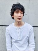 無造作グランジパーマ/大人メンズパーマ/マッシュウルフパーマ