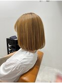 魅力倍増カールセミディシアーカラーダークアッシュショートヘア