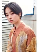 ミルクティブラウンシースルー前髪☆前下がりボブこなれヘア☆柏