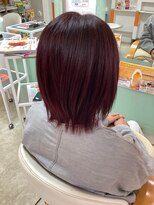 ハッピーオレンジライフサロン アヴァンタージュ Happy Orange Life Salon&nbsp;40代　縮毛矯正　ストレート　ややウルフ