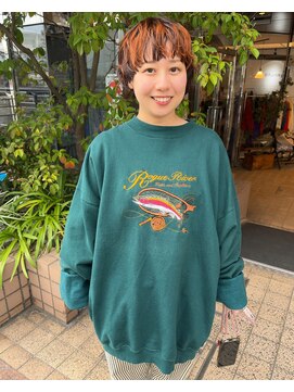 リファニー(lifunny) デザインカラー×顔まわりマッシュボブ