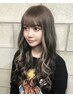 【最高級エクステ】カット+ブリ-チ+イルミナカラー+シールエクステ20本￥22900