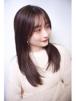 クレドガーデン 柏(CRED GARDEN) 髪質改善大人可愛いストレートロング艶バイオレット20代30代40代