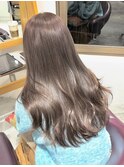 王道かわいいラベンダーミルクティーベージュ20代