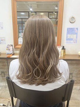 ネオリーブカップ 町田店(Neolive capu) ブリーチダブルカラー☆ミルクティーベージュ