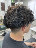 波巻きパーマ