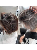 ジーレ(jiire)&nbsp;白髪ぼかし　白髪率３０％　グレーハイライト