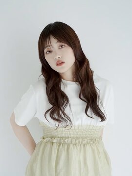 エシェル 平塚店(echelle) シアーバング/ロングレイヤー/モカブラウン/平塚