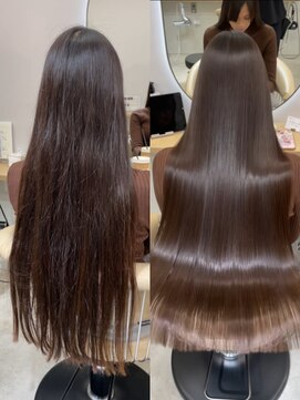 サンド 池袋(sand) 美髪ストレートロング(髪質改善+縮毛矯正)
